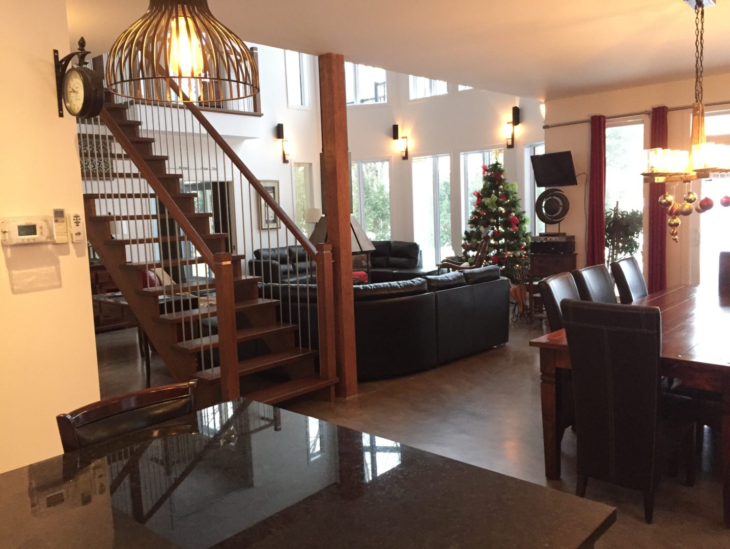 Terrasse extérieure du chalet